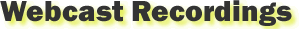 Audio Recordings