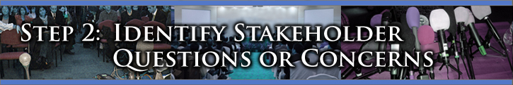 Step 2: Identify Stakeholder Questions and Concerns