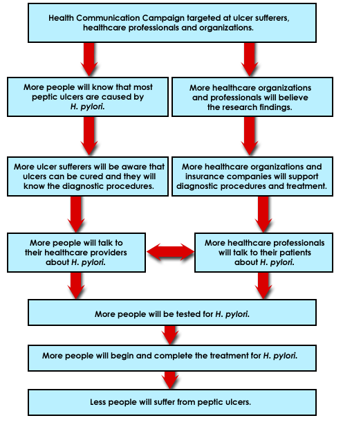 H.pylori  intervention logic model