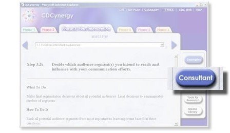 image of the Consultant button