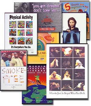 image of various media found in the Media Library