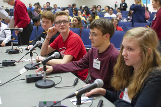 students at science bowl